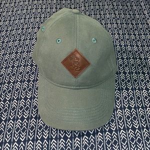 Green Mickey Mouse leather patch hat